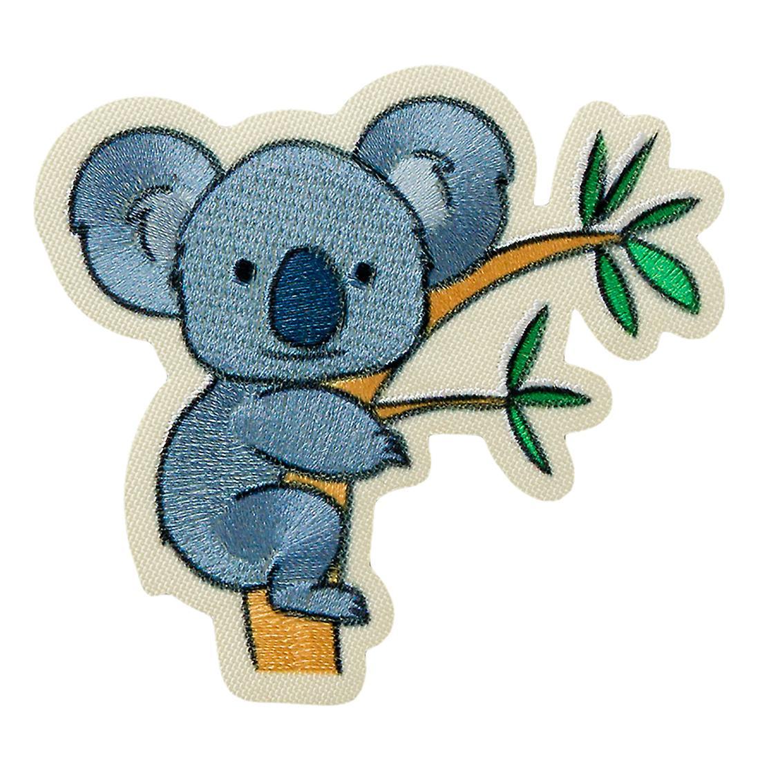 Catch the Patch Patch / Iron-on Patch - Recycle Patch Koala Branch Animal Think Green - Patch