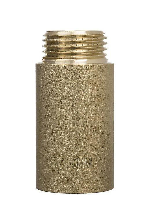 Invena 3/4" BSP (22mm) Pipe Thread Extension Female x Male Cast Iron Brass - 10-60mm long 25mm