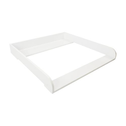 Puckdaddy changing attachment Moritz 80x11x78 cm made of wood in white suitable for IKEA Malm chests of drawers