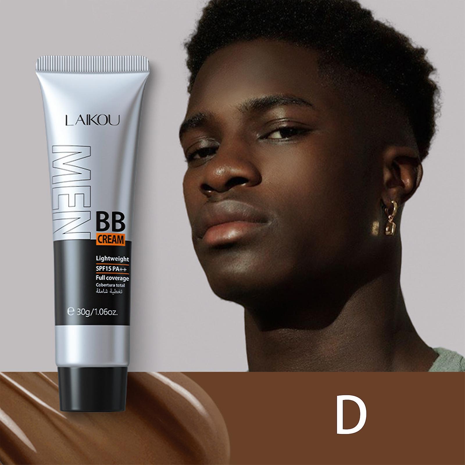 Elewelt Mens BB Cream Foundation, Tinted Moisturiser BB Cream, Mens Concealer Colour Correcting Cream, BB Cream Medium for Cover Blemishes D