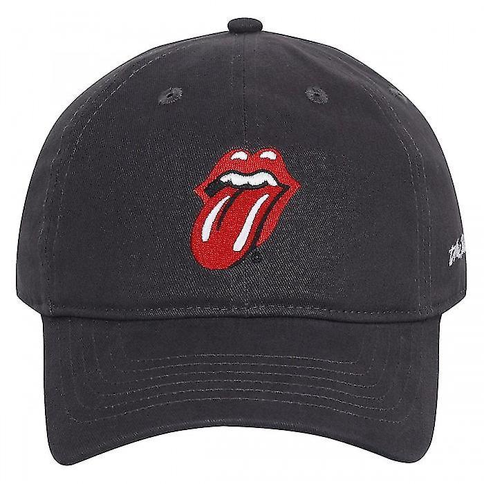 Amplified The Rolling Stones Embroidered Cap Charcoal One Size