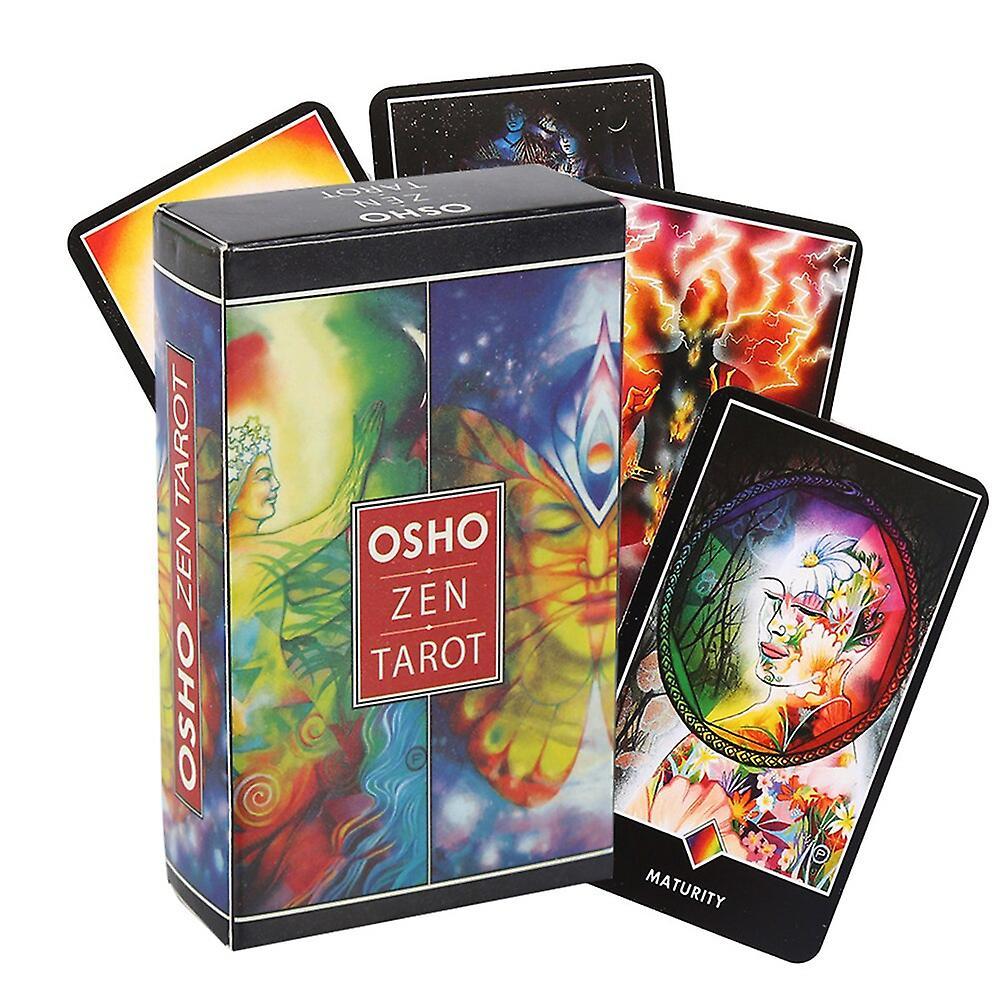 Tarot Cards Tarot Oracle Card Mysterious Divination Comics Tarot Card Female Girl Card Game Board Game English Playing Cards With Pdf Guide Osho zen