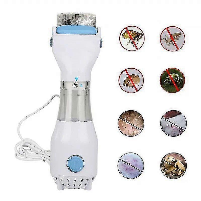 Shindat Head Lice Treatment - Electric Lice Comb - Vacuum Head Lice Comb Electric Catch Pet Filter Lice Treatment1 Lice Catcher + 3