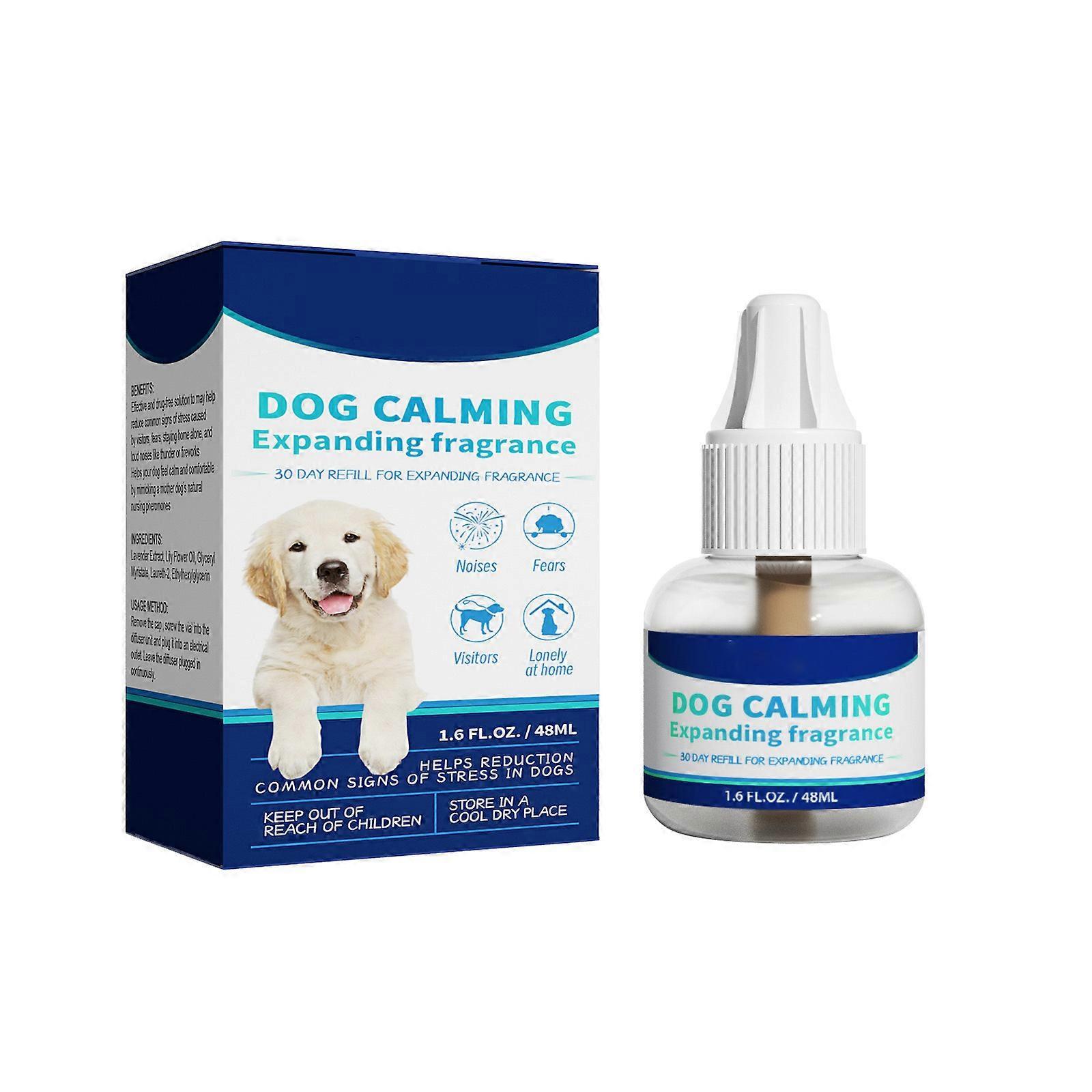 unbrand Dog Calming Pheromone Diffuser Refill,to Relieve Separation Anxiety, Stress Barking And Chewing, And The Fear Of Fireworks 1pcs