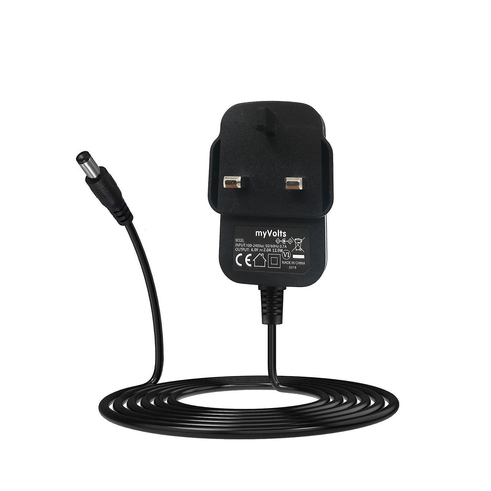 6V myVolts replacement power supply compatible with Logitech Z515 Wireless speaker