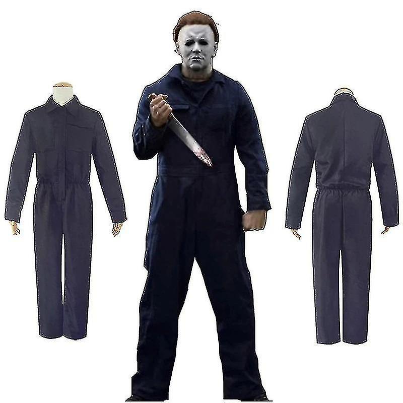 Cryin Halloween Moonlight Panic Michael Myers Halloween Costume Cosplay Costume L