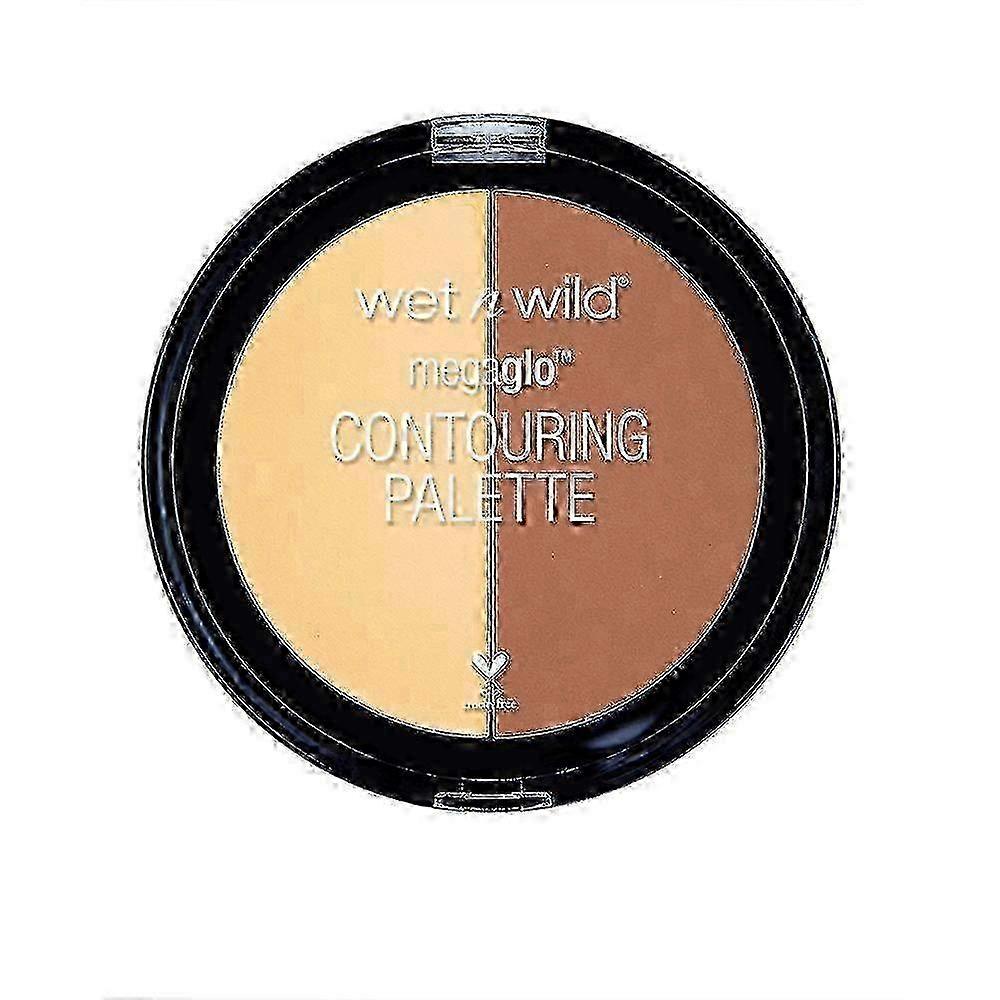 Wet N Wild Megaglo Contouring Duo palette, highlighting, Caramel toffee, 0.44 Oz