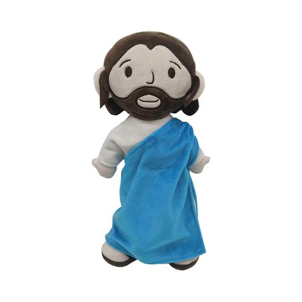 Bestdaily 2023 Virgin Mary Jesus Christ Plush Toy Religious Plushie Soft Stuffed Doll Figure Christian Gifts E