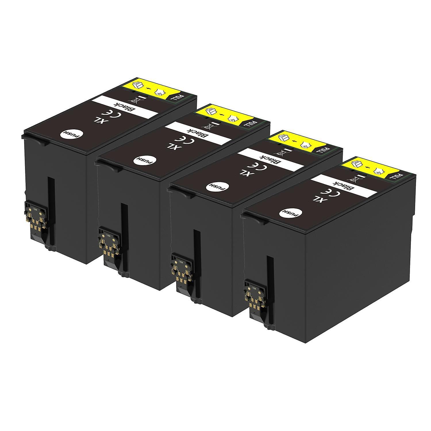 4 Black Ink Cartridges to replace Epson T2711 (27XL Series) Compatible/non-OEM from Go Inks