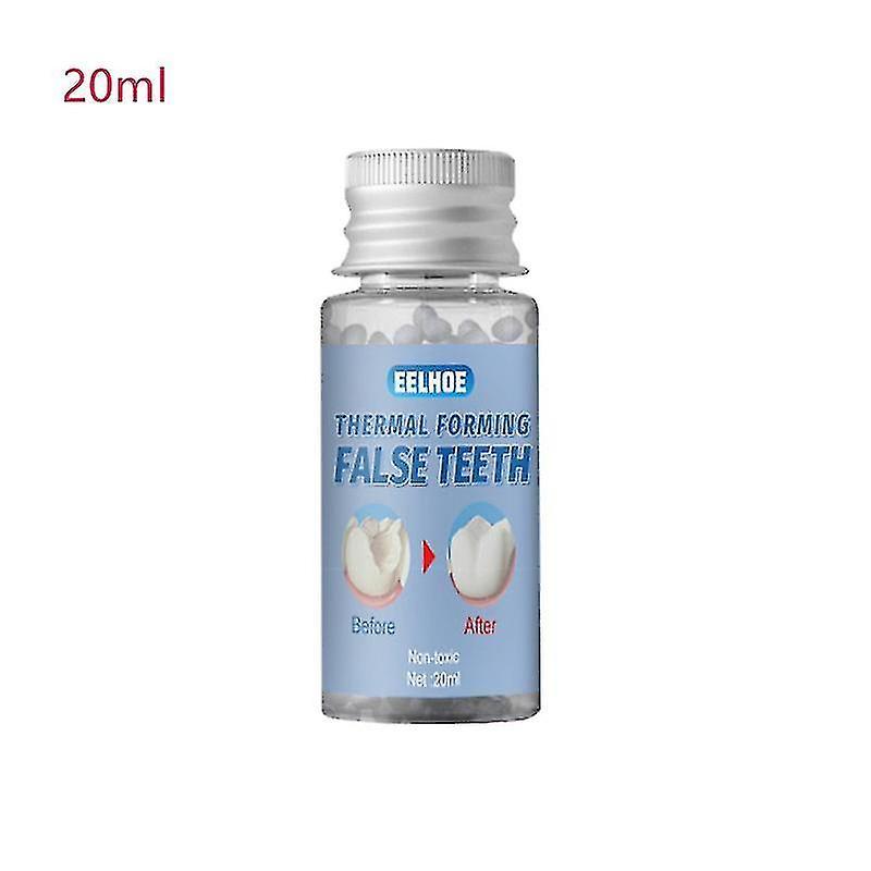 SML 30-50g Tooth Repair Glue Resin Resin Denture Adhesive Temporary False Teeth 20ml