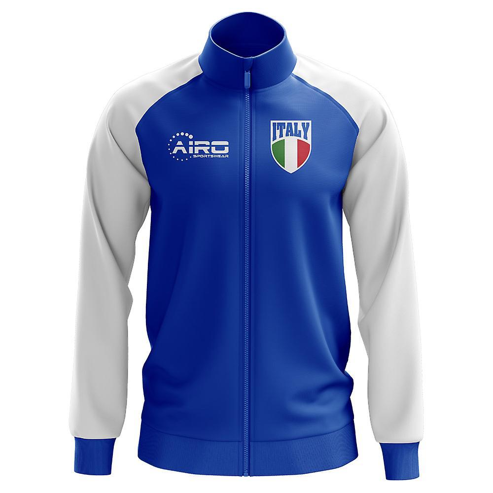 Airo Sportswear Italy Concept Football Track Jacket (Blue) - Kids SB 25-27 inch Chest (66/69cm)