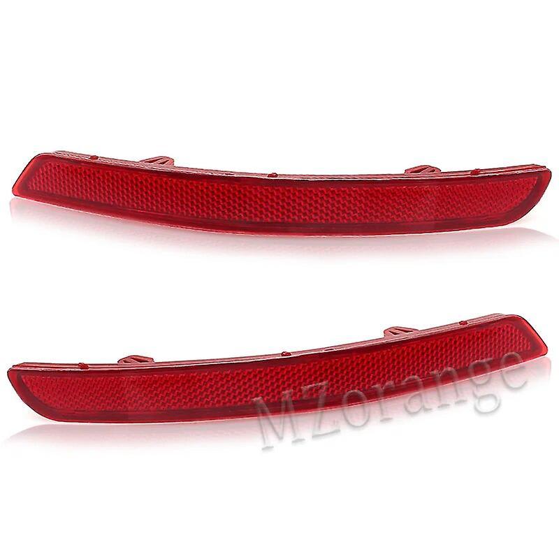 Visgaler Left/right Rear Tail Bumper Reflector Light  For Citroen C5 2010 2011 2012 Brake No Bulb Parking Lamp Stripe Car Accessories Left and Right