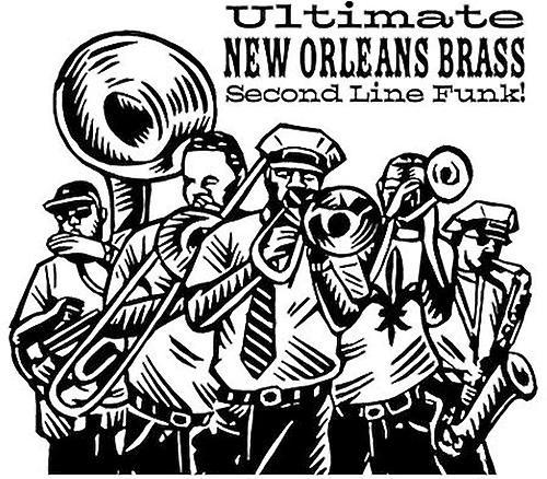 Mardi Gras Various Artists - Ultimate New Orleans Brass Band / Various  [VINYL LP] Gatefold LP Jacket USA import