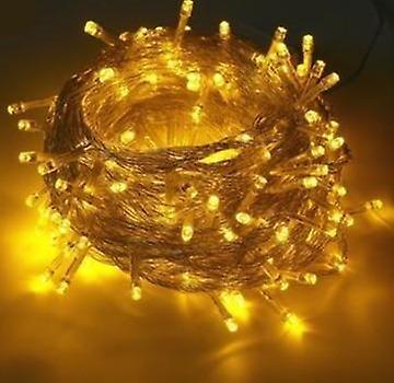 Slowmoose Led Light String For Decoration With 8 Modes And One Button Operation Design Yellow 5m 20led 220V EU