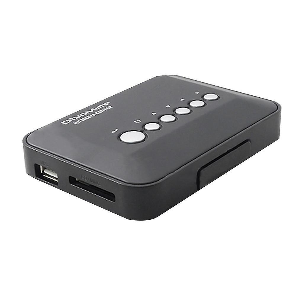 Slowmoose Mini Hd 720p Hdd Multimedia Player US Plug