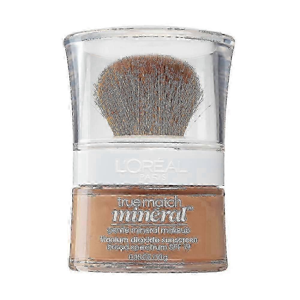 L'oreal Paris True Match Loose Powder Mineral Foundation Makeup, Soft Sable, 0.35 Oz