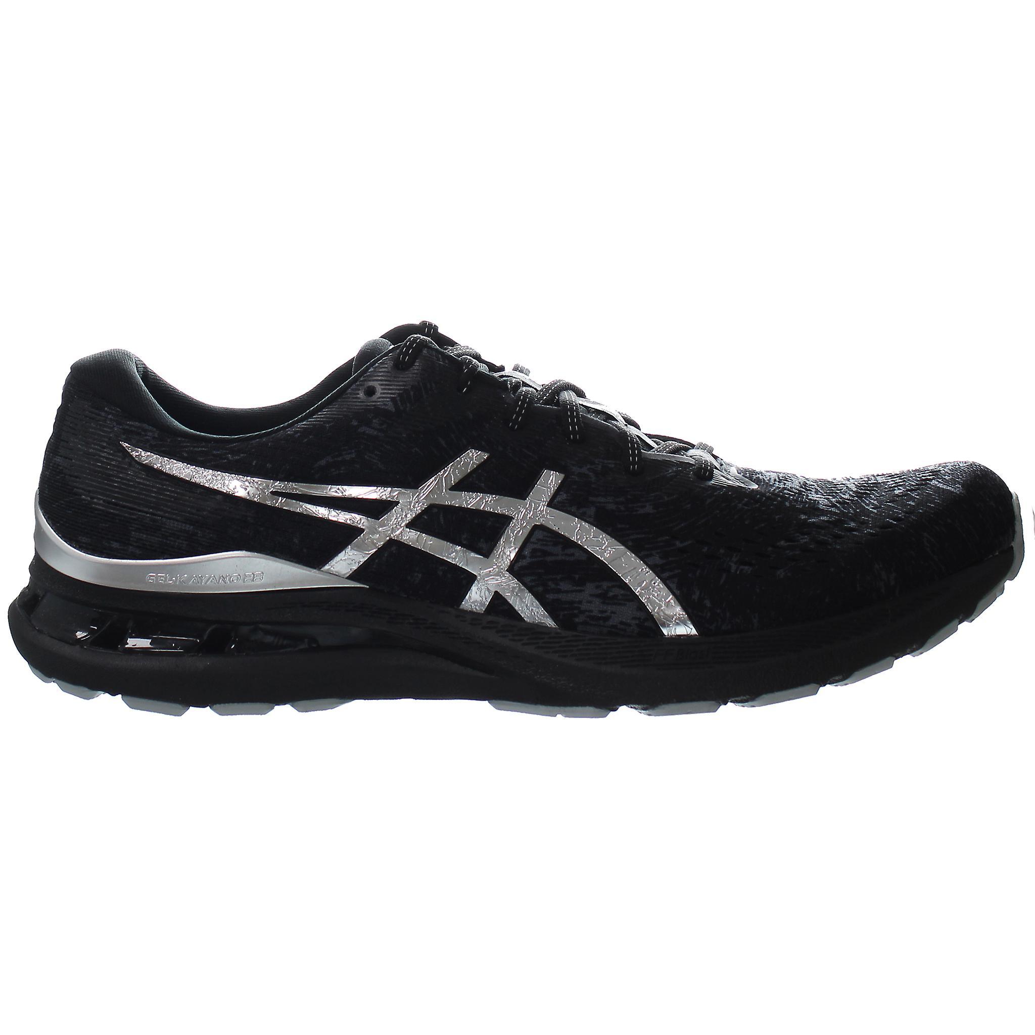 Asics Gel-Kayano 28 Platinum Black Synthetic Mens Running Trainers 1011B342_020 UK 11.5 EU 47 US 12.5