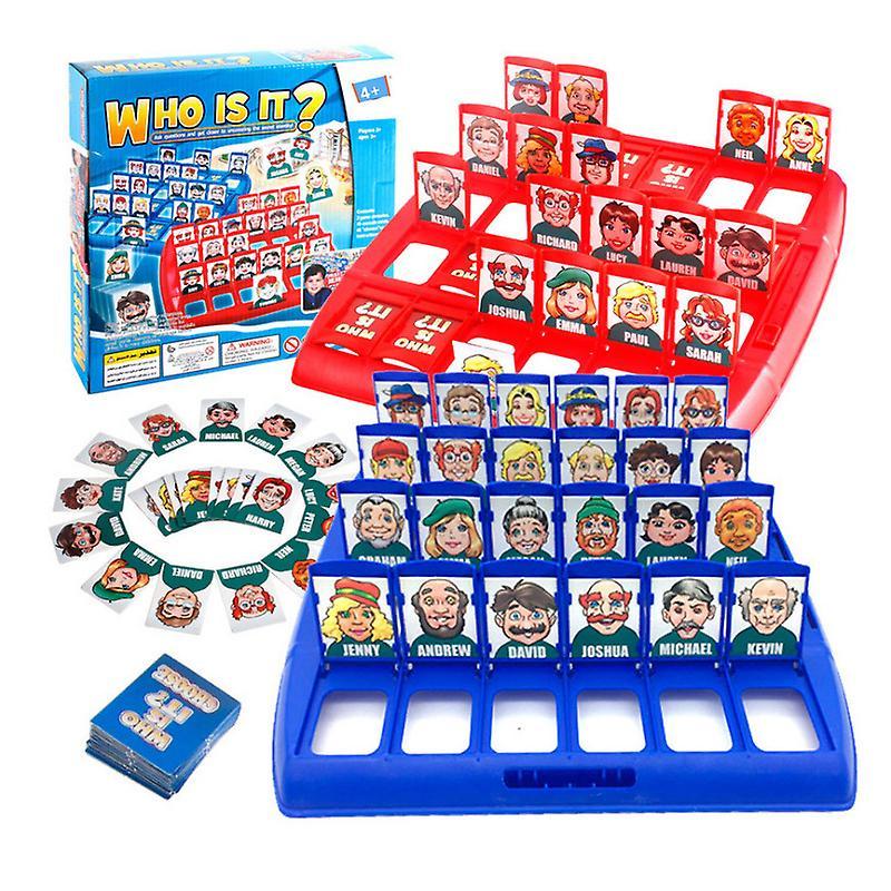 Longzhen Guess Who Is It Board Game,48pcs Card Game,funny Family Guessing Game,parent Child Educational Games Toys For Children Toy Gift