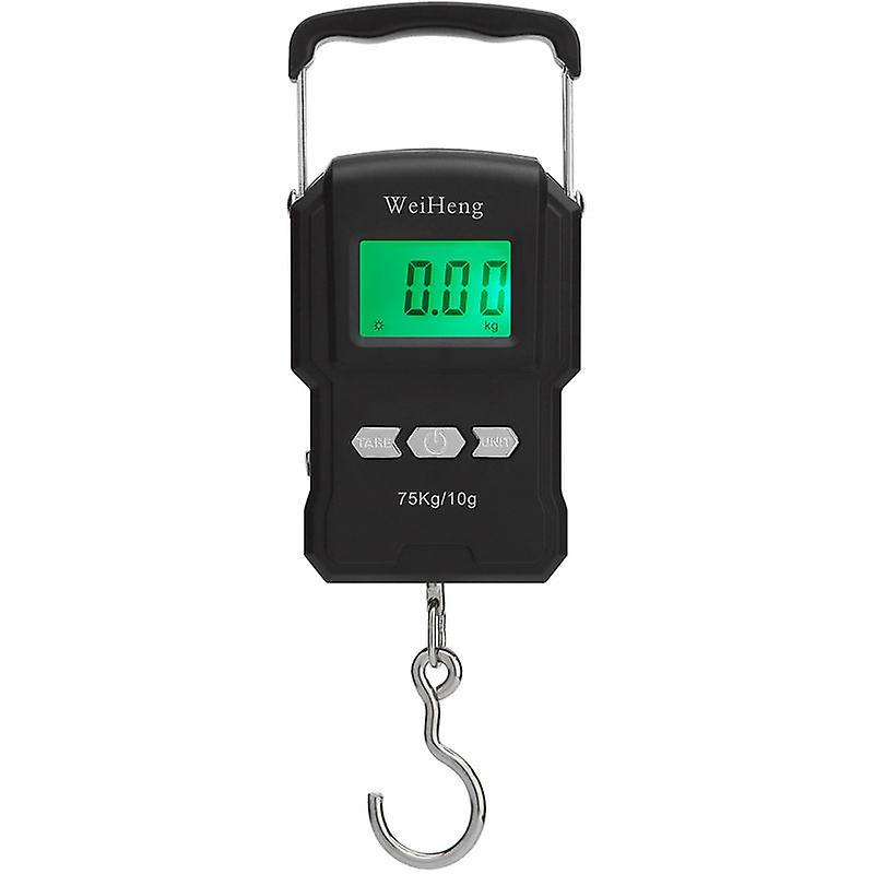 Asygv Electronic Backlit Weighing Scale, With Measuring Tape, 75Kg / 10G