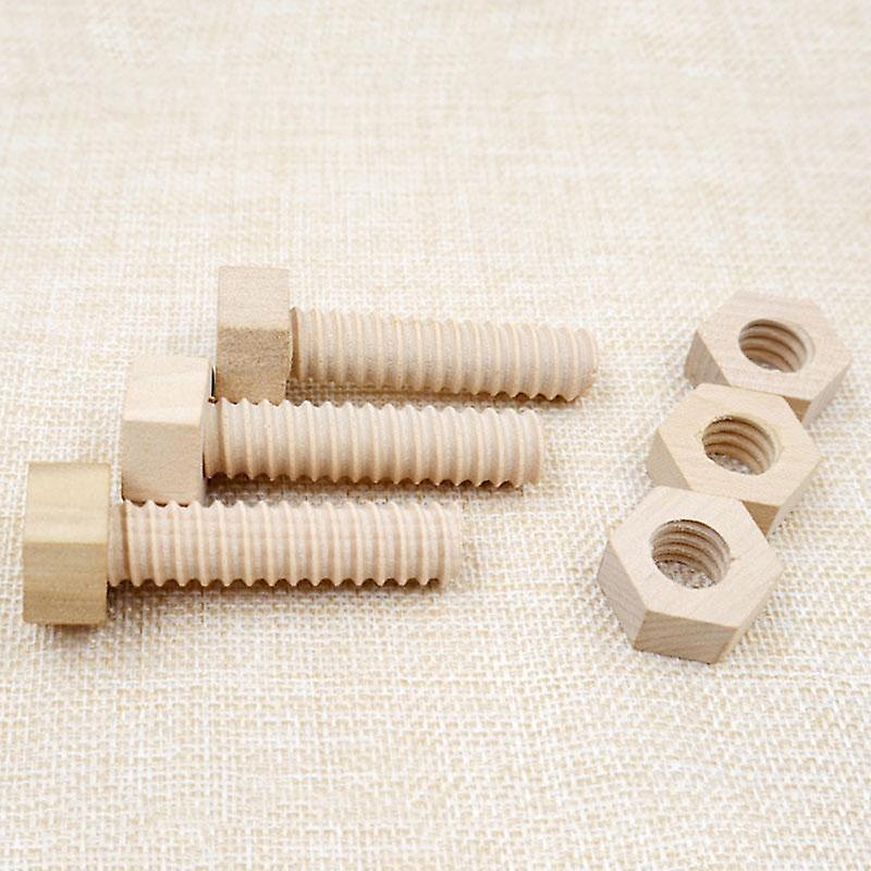 Slowmoose Screw Nut Assembling - Hands On Teaching Aid Educational Wooden