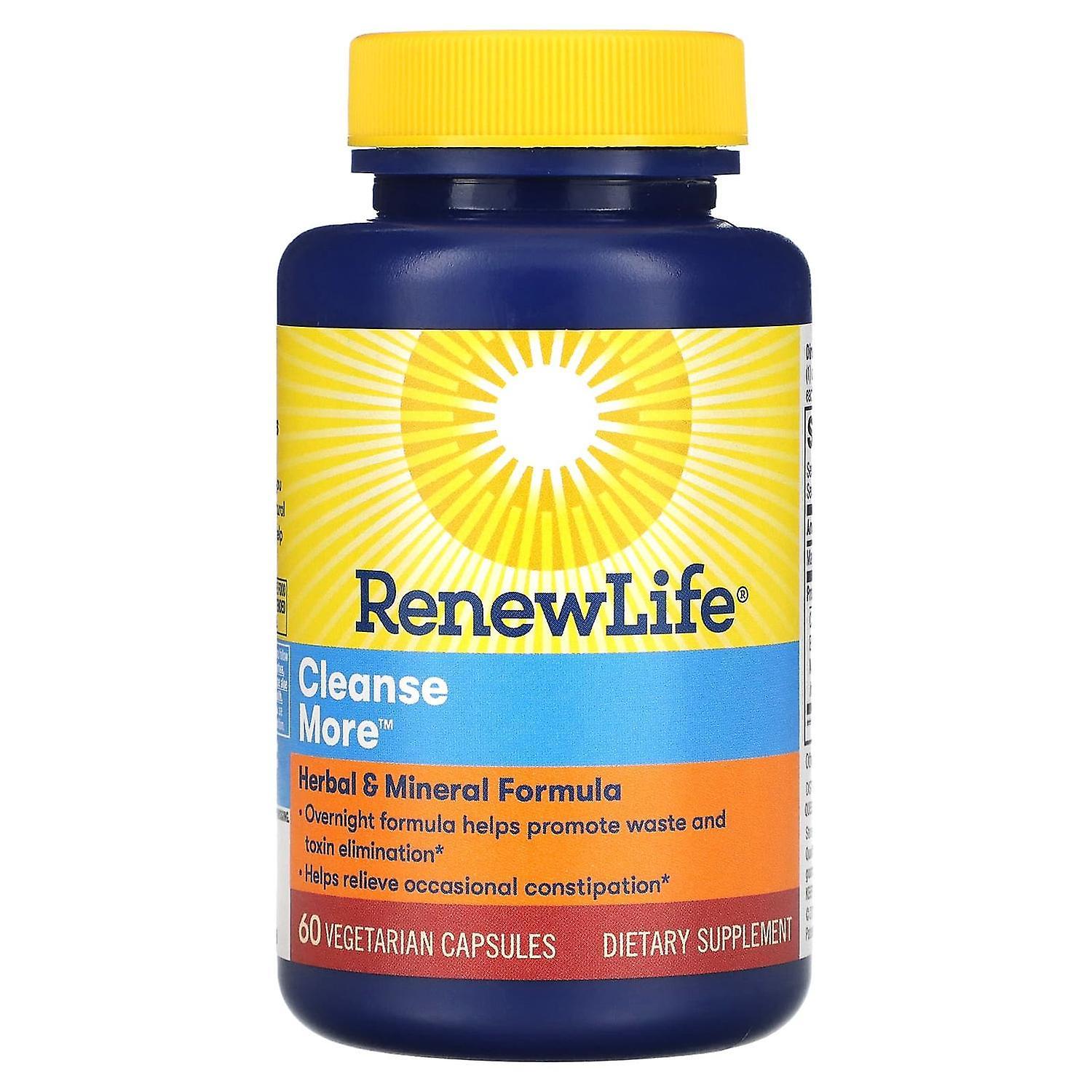 Renew Life, Cleanse More, 60 Vegetarian Capsules