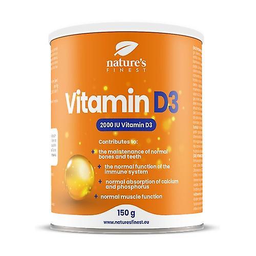 Natures Finest Vitamin D3 2000 IU powder 150 g of powder (Lemon)