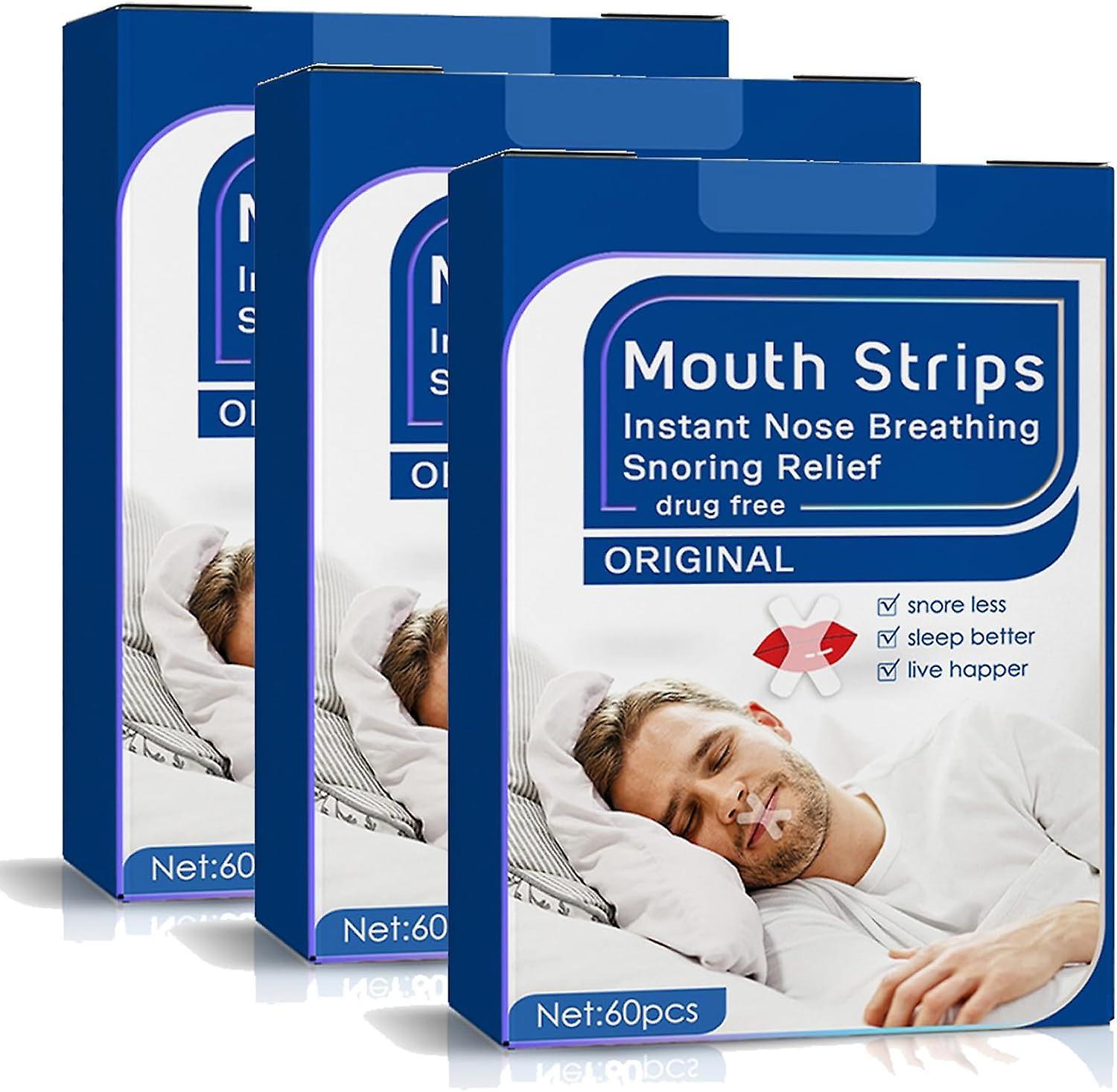 Frusde 180pcs Mouth Tape For Sleeping, Transparent Gentle Sleep Strips For Mouth Breathing, Improved Nighttime Sleeping, Hypoallergic Strips