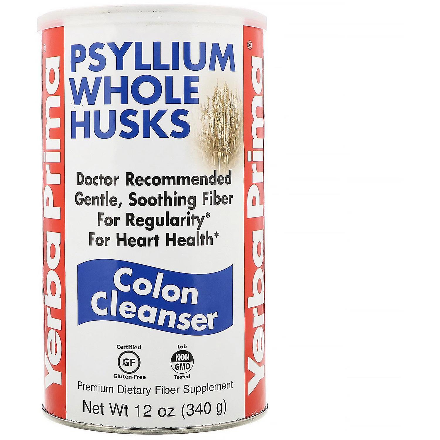 Yerba Prima, Psyllium Whole Husks, Colon Cleanser, 12 oz (340 g)