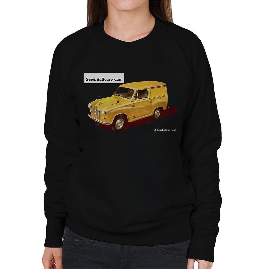 Austin 5cwt Delivery Van British Motor Heritage Women's Sweatshirt Black Small