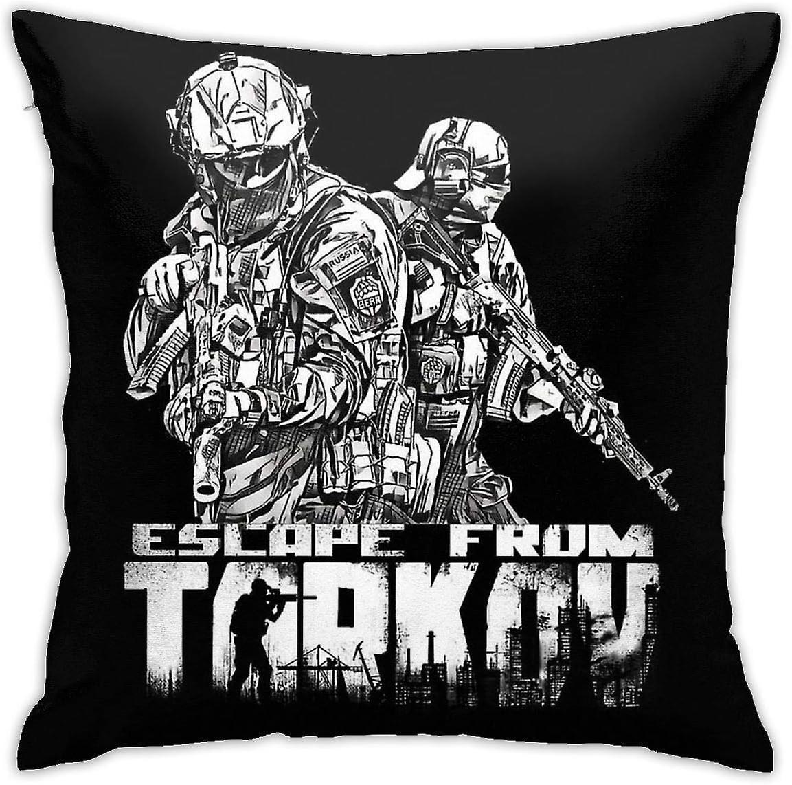 Kerota Escape From Tarkov Cushion Throw Pillow Cover Decorative Pillow Case 45cm*45cm AA-7623 45x45cm