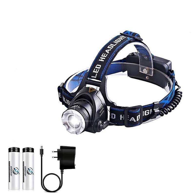 Slowmoose Led Headlamp - Zoomable Waterproof Super Bright Camping Light L2-Medium brightness