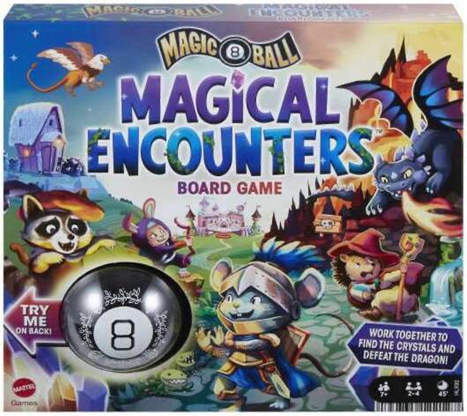 Mattel Games - Magic 8 Ball - Magical Encounters Board Game  [COLLECTABLES] Table Top Game USA import