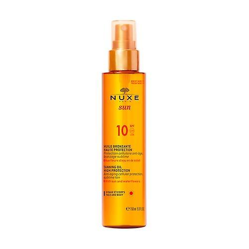 Nuxe Tanning oil for face and body SPF10 150 ml of oil