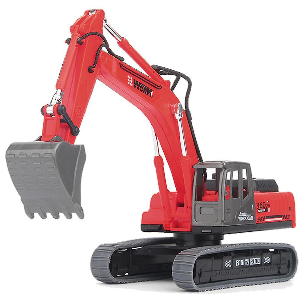 Yydd Engineering Simulation Excavator Children's Toys.suitable For Children Aged 4, 5 And 6 red