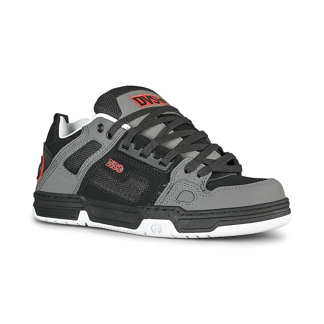 DVS Comanche Skate Shoes - Black/Charcoal/Red (HO23) UK 12 / EU 48.5