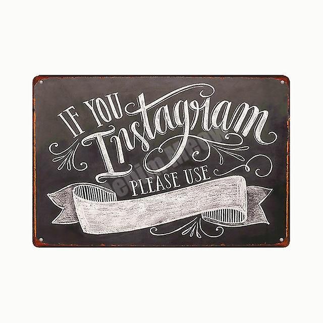 Slowmoose Hot Cocoa Sweet Tea Time Vintage Metal Tin Signs For Wall Art Painting - Wall 20x30cm / U