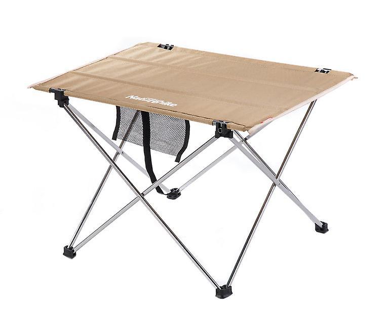 GreenZech Ultralight aluminum alloy portable folding picnic table Khaki S