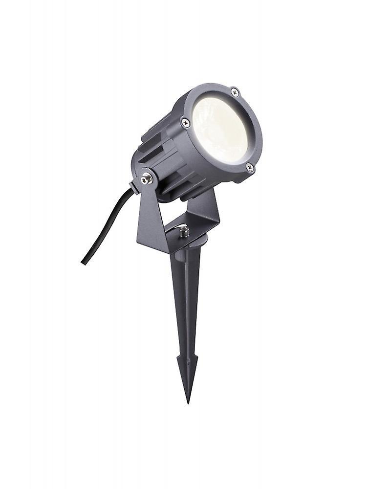 Volani Penelope Spike Light, 15w Led, 3000k, 1050lm, 30 Degree, Ip65, Grey/black, 3yrs Warranty