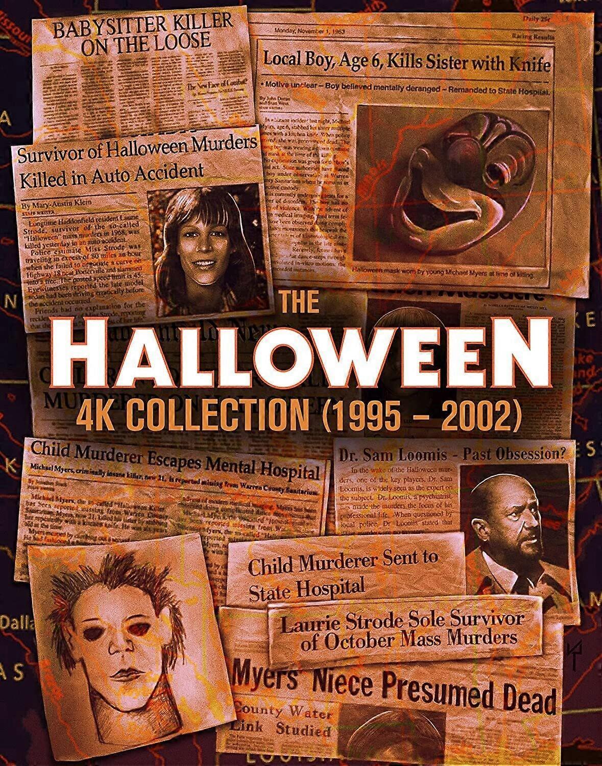 HALLOWEEN 4K COLLECTION (1995 - 2002) The Halloween 4K Collection (1995-2002)  [ULTRA HD BLU-RAY REGION: A USA] 4K Mastering, Boxed Set USA import