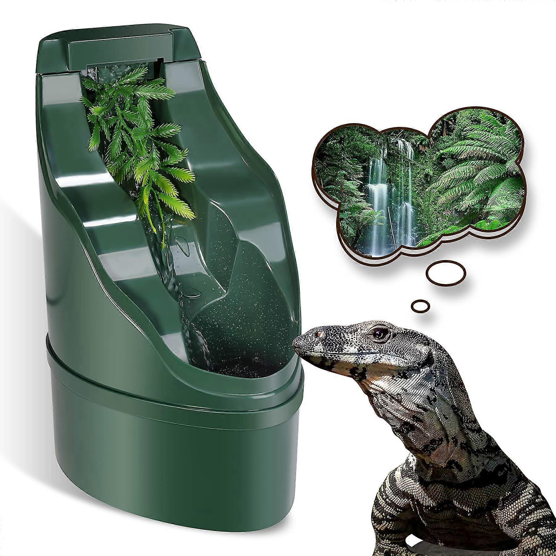 Pilk Drinking Fountain Water for Chameleon Lizard Snake Spider Frog Gecko