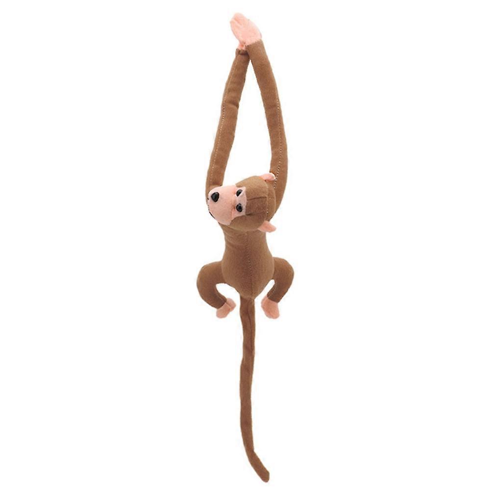 Unbrand 23 Long-Armed Monkey Plush Doll Lovely Plush Toy Stuffed Animal Children Gift Dark brown