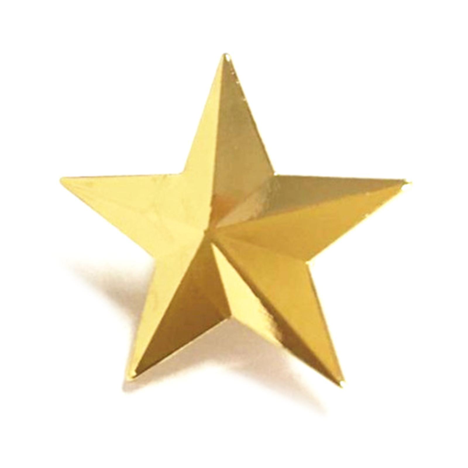 unbrand Exquisite Star Brooch Pin Five-pointed Star Badge Lapel Pins Brooches Badges