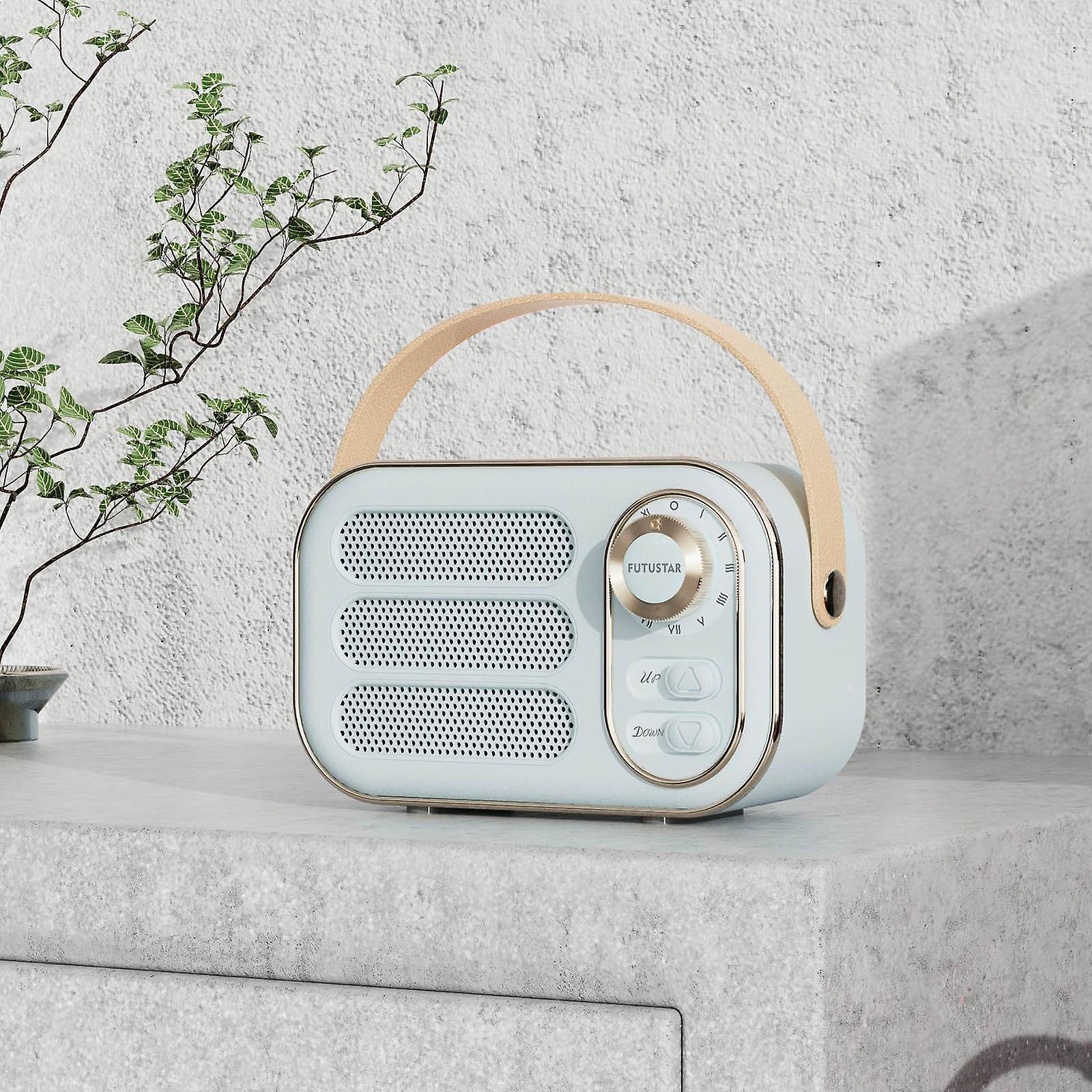 Baodan Multifunctional Mini Portable FM Radio Bluetooth Speaker USB TF AUX Indoor Outdoor Retro-Design Wireless Speaker LB