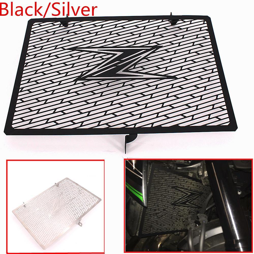 Boussder Ck Cattle King Black/silver Motorcycle Radiator Grille Guard Protection For Kawasaki Z750 Z800 Zr800 /r Z1000 Z1000sx 2012-2018