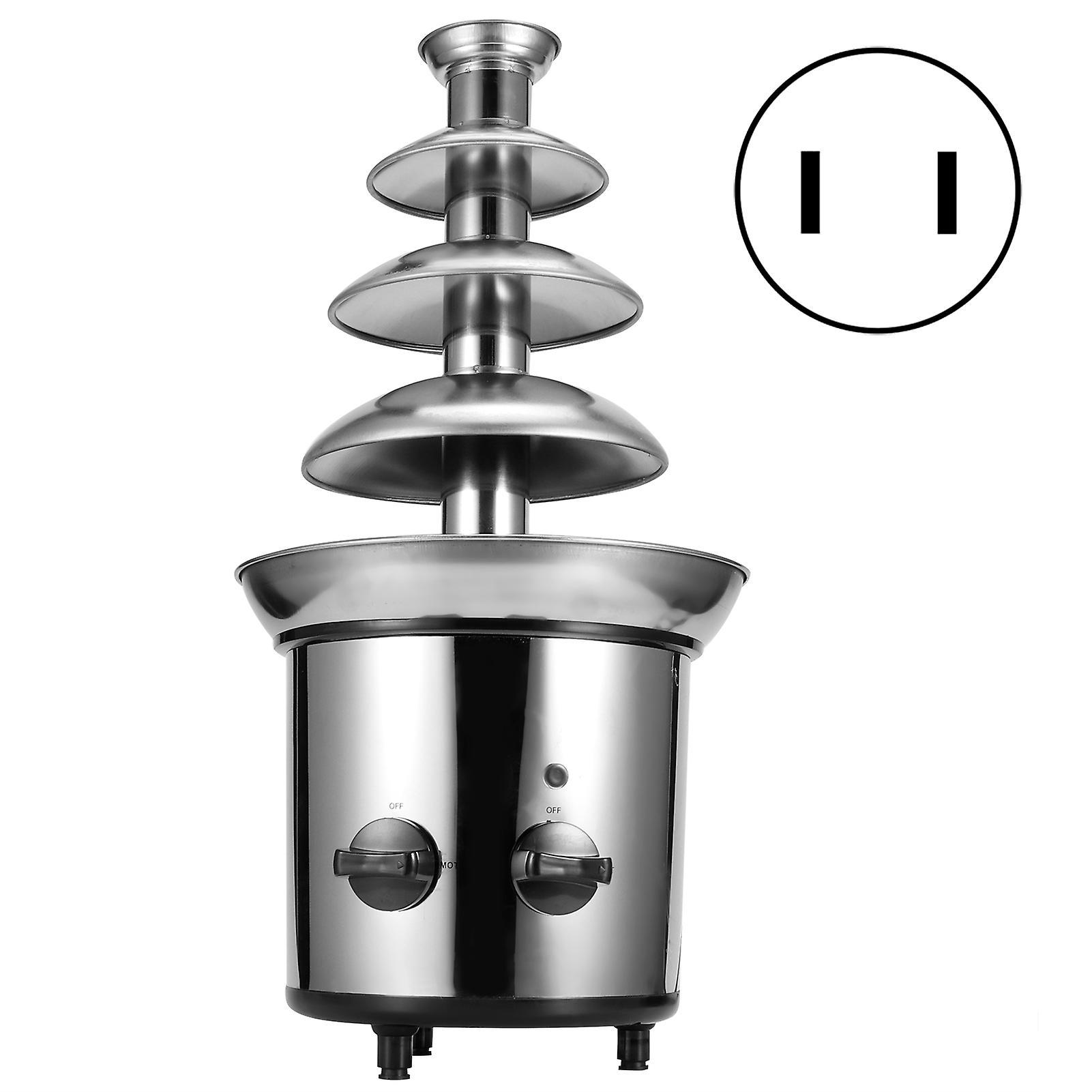 Dmdm Stainless Steel 4 Layer Electric Chocolate Fountain Machine For Weddings Birthday Parties Decorus 110v