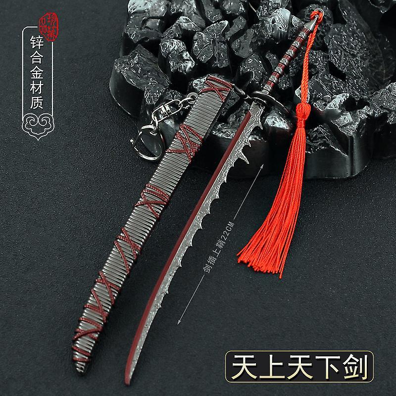 Dinoply Metal Monster Hunter Rathalos 22cm Sword Game Peripheral Weapon Aldult Desktop Decoration Ornament Craft Collection Toys For Boy 22cm Sword C