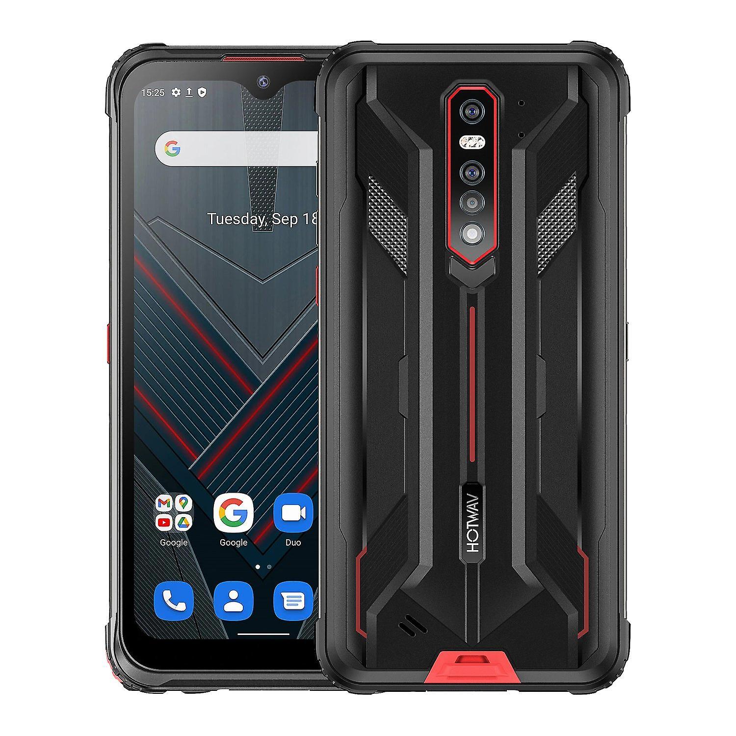 Hotwav Cyber 7 5G Rugged Phone 6.3 Inch FHD+ Screen 8GB RAM 128GB ROM 8280mAh Battery Red