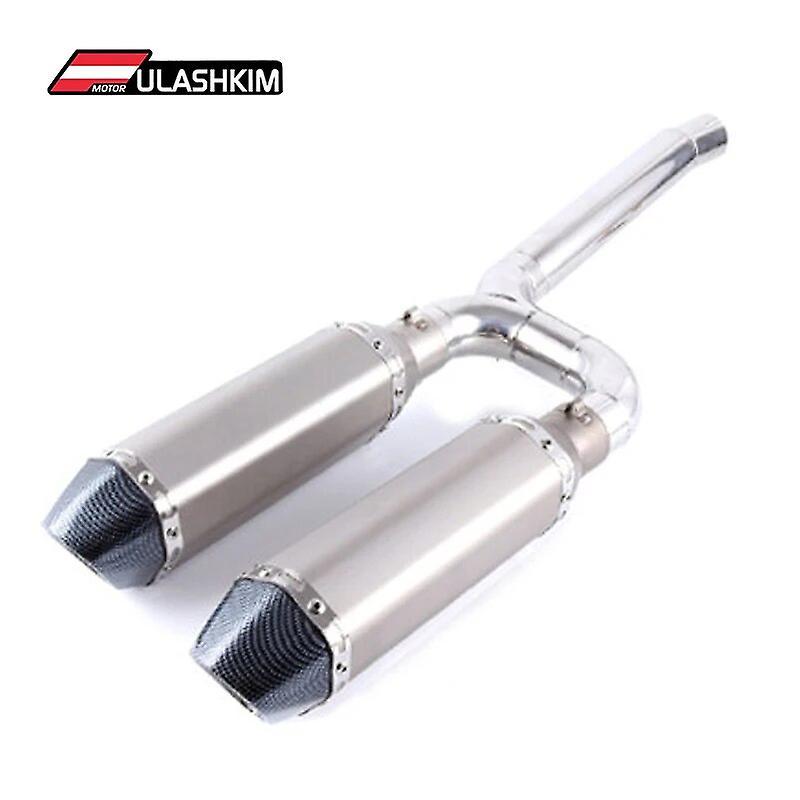 Muggyz Fz6n Slip On Exhaust For Yamaha Fz6n Fz6s Fz6 S2 Fazer600 Muffler 2004-2010 Year Fz-6n Fazer 600 Motorcycle Exhaust Pipe Fz6n White