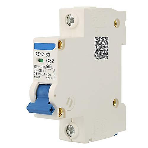 Sztxj 230VAC DZ47-63 1 Pole Miniature Circuit Breaker Cutoff Switch for DC Systems(32A)