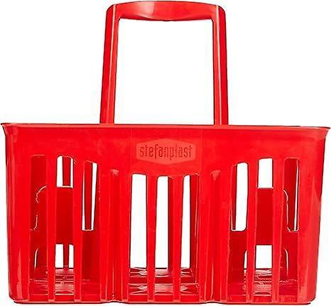 Stefanplast Bottle Holder 1 Lt 6 Spaces Stackable Red